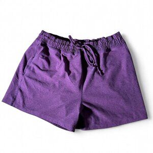 Interval Maroon Fleece Sweat Short Size Large